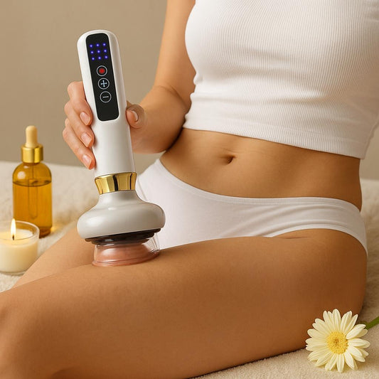 Anti-Cellulite Schröpf- & GuaSha-Massagegerät mit Wärmefunktion