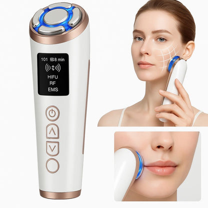4‑in‑1 HIFU & EMS Gesichts‑Lift Gerät – Hautstraffung & Anti‑Aging